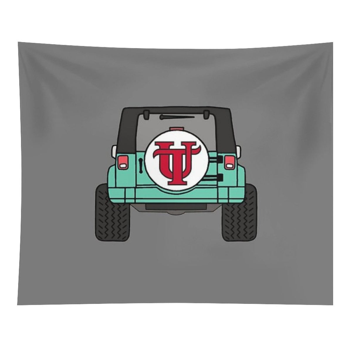 Ut Car Design Tapestry
