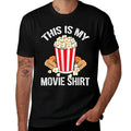 This Is My Movie Popcorn Funny Movie Night  Durable T-Shirt
