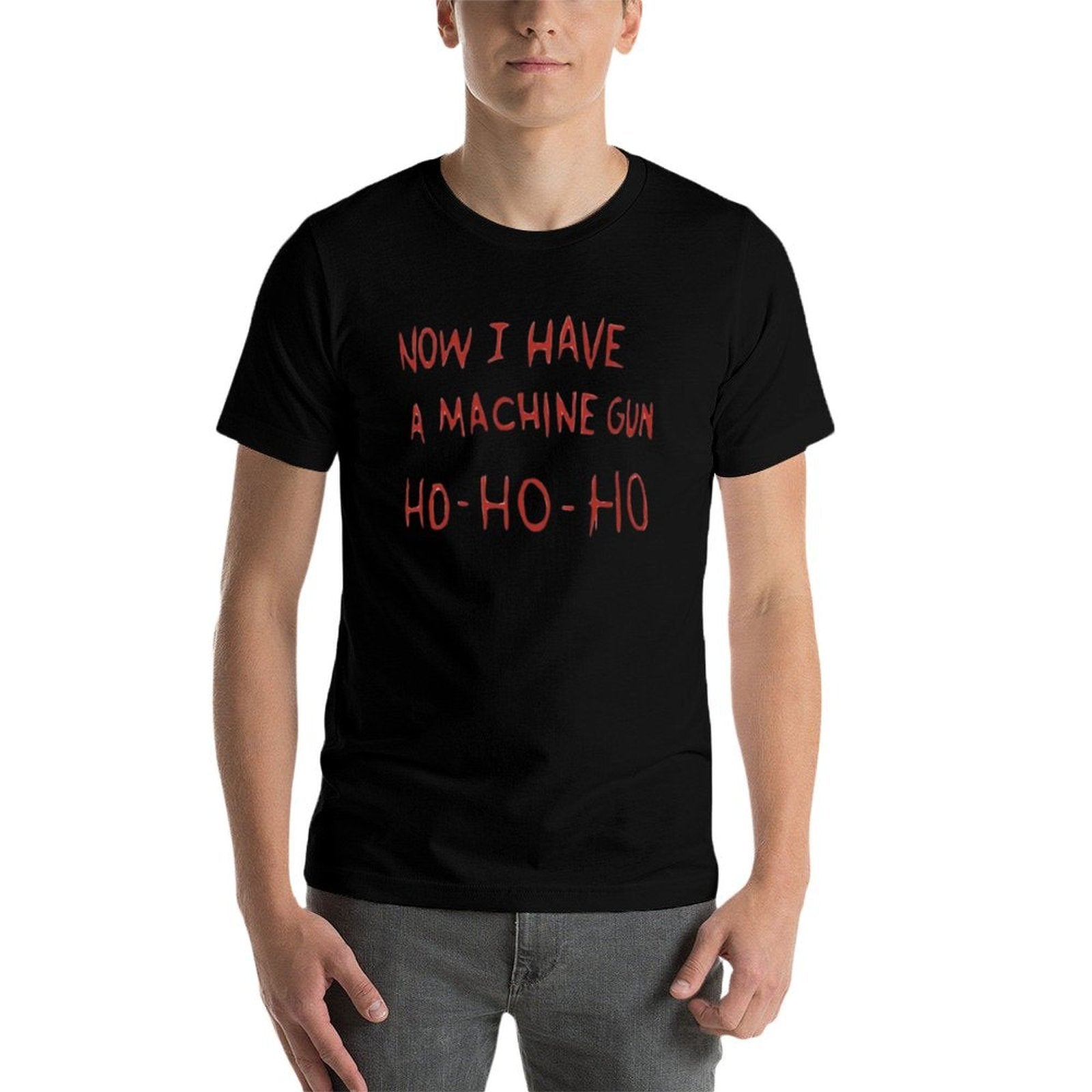 Die Hard Christmas Sweater, Now I Have A Machine Gun Ho Ho Ho, Die Hard Is A Christmas Movie, Christmas Scene, This Girl Loves C  Moisture-wicking T-Shirt