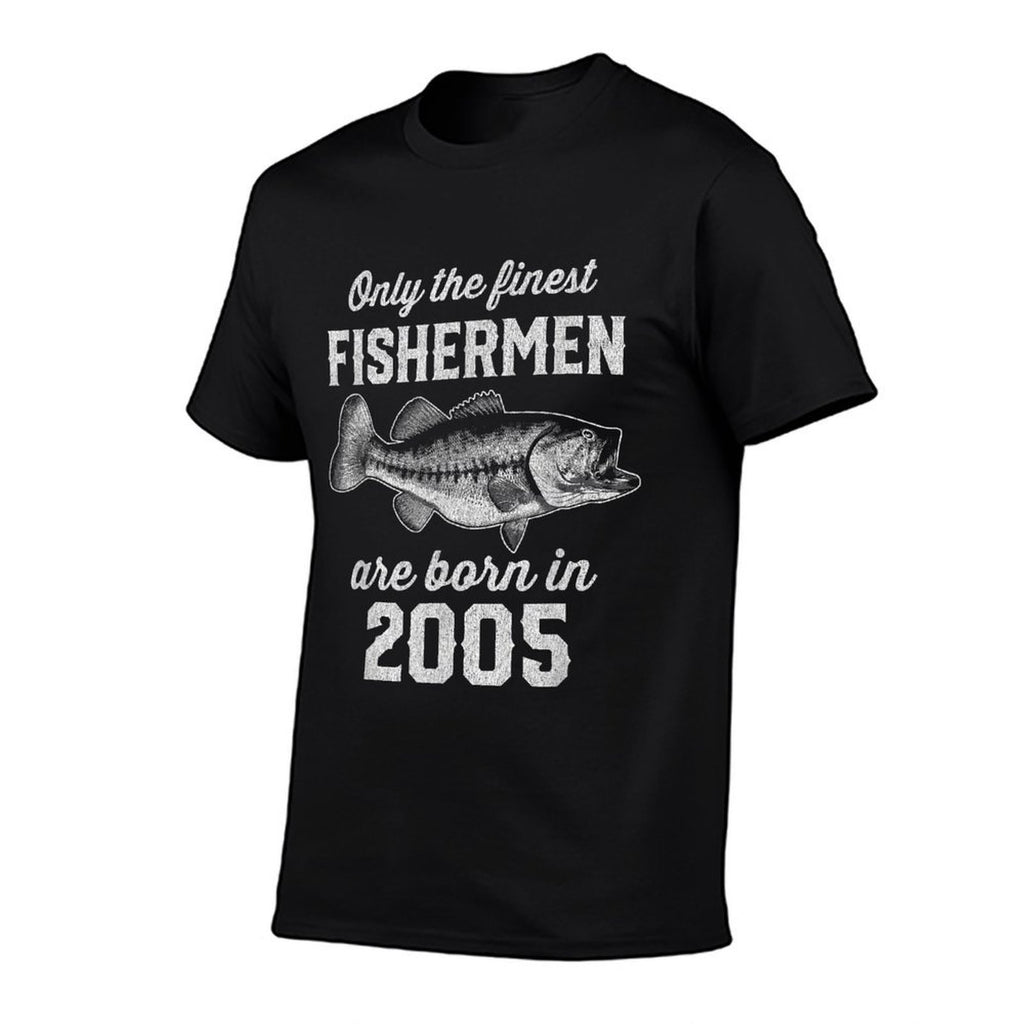 20 Year Old Fisherman Fishing 2005 20th Birthday  Eco-friendly Material T-Shirt