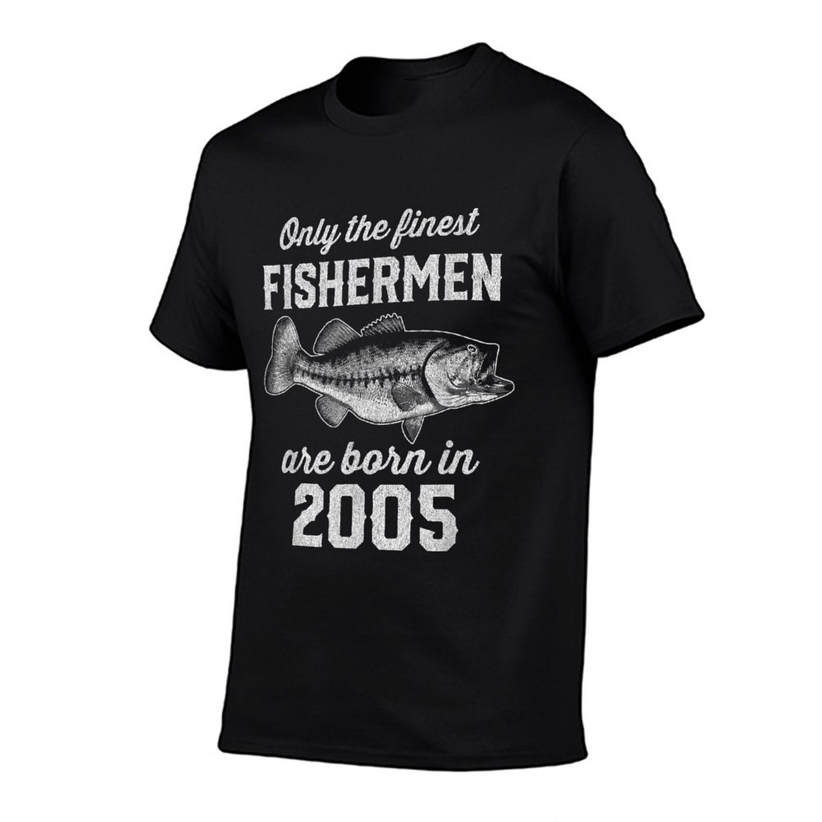 20 Year Old Fisherman Fishing 2005 20th Birthday  Eco-friendly Material T-Shirt