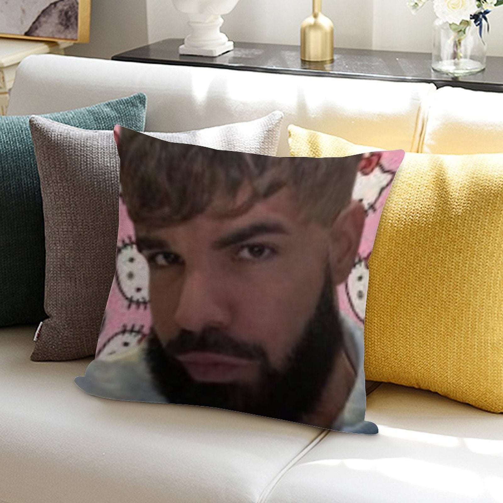 BBL Drake Soft High-Density Material Throw Pillow