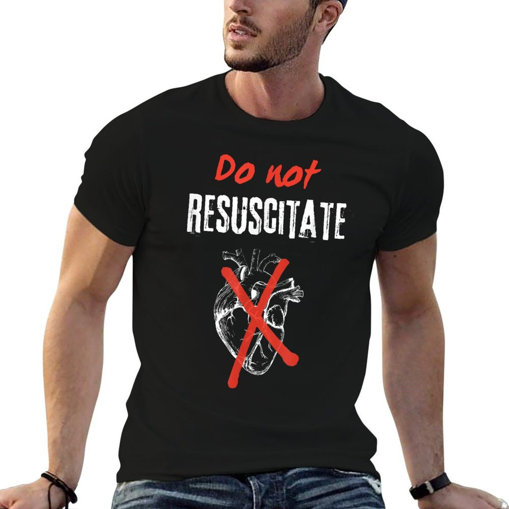 Funny Meme Do Not Resuscitate Teess Womens Joke Tees Comfortable T-Shirt