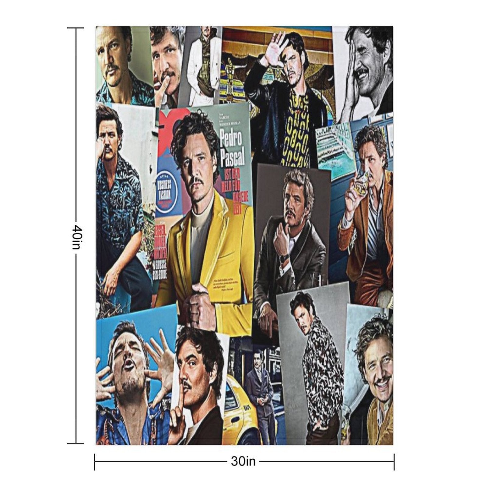 Pedro Pascal Lightweight Throw Blanket