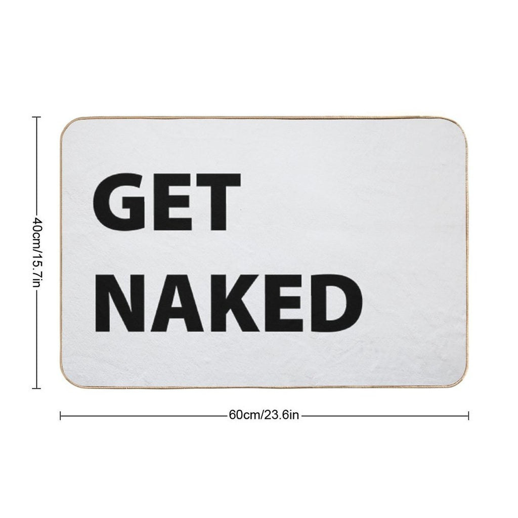 Get Naked  Repositionable Bath Mat