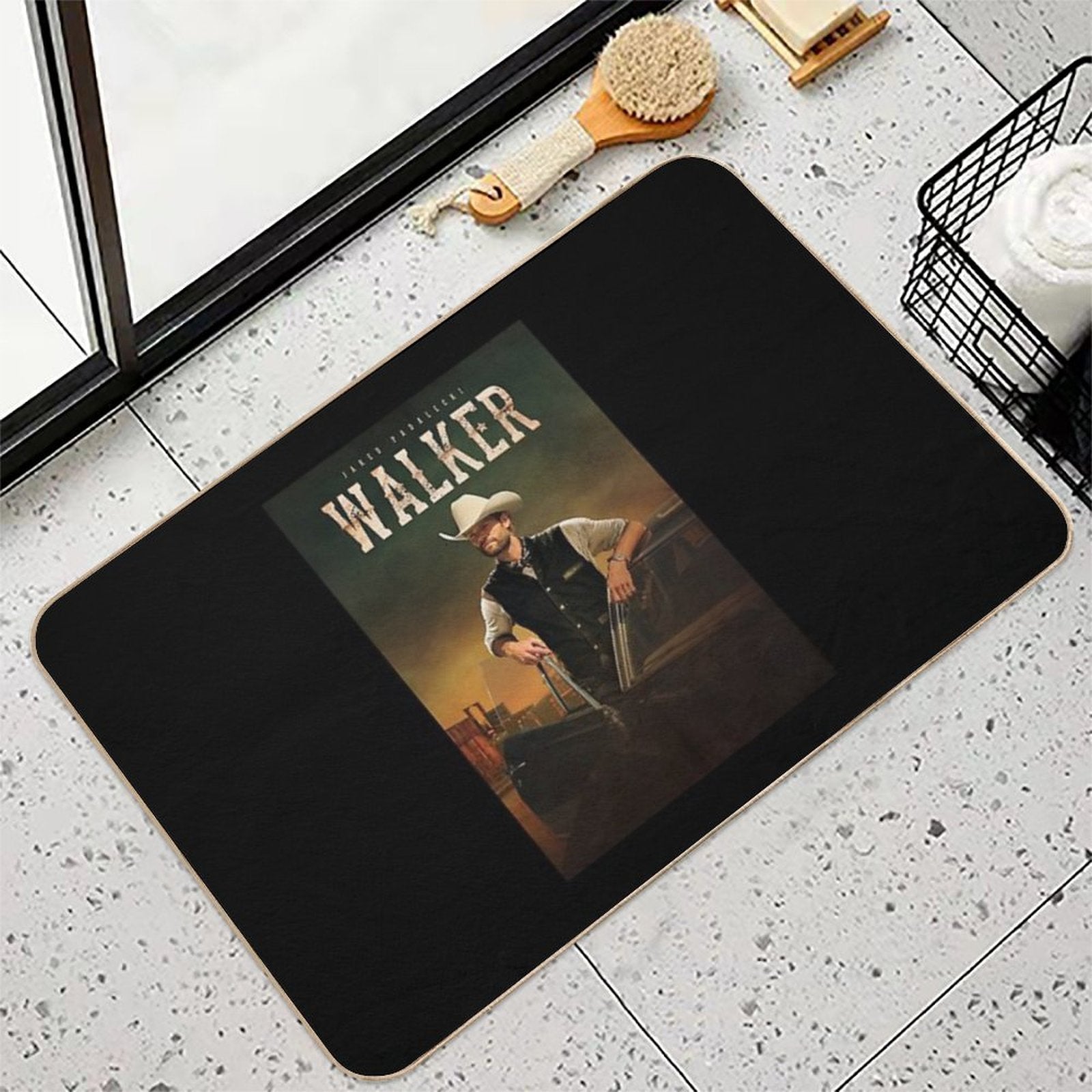 WALKER Jared Padalecki 2  High-Traffic Bath Mat