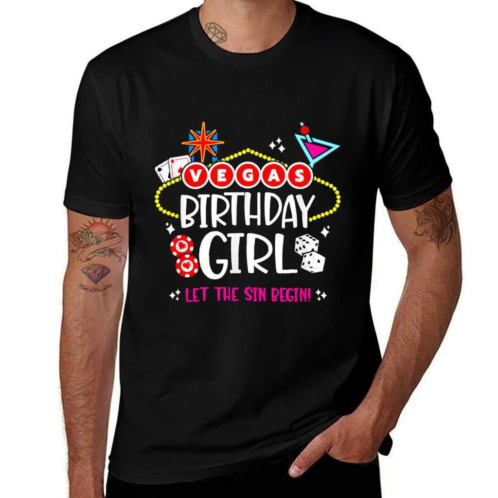 Las Vegas Birthday Squad  Wrinkle-resistant T-Shirt