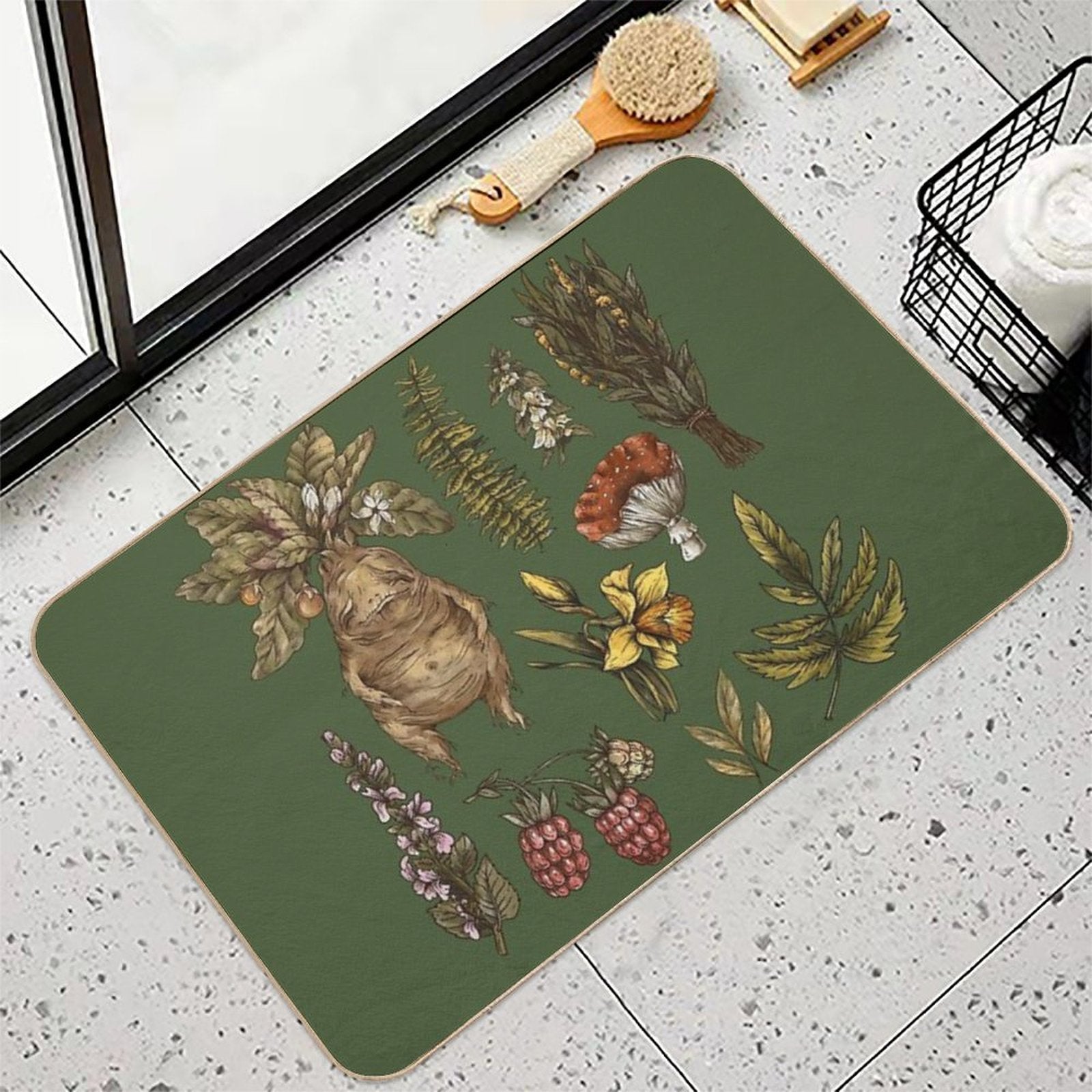 Study of Herbs And Plants - Herbology  Odorless Bath Mat