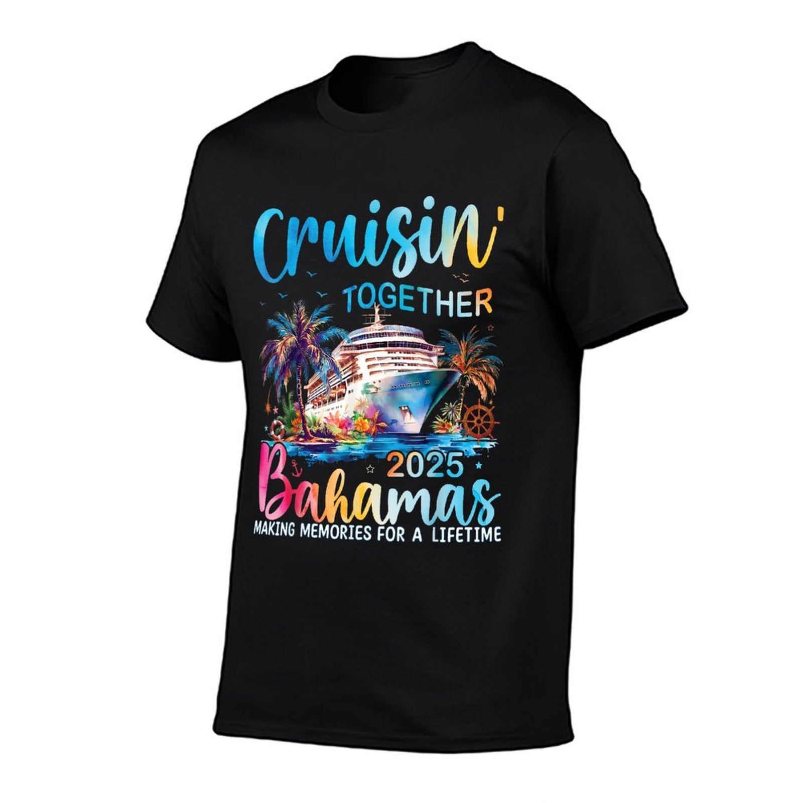 Cruisin Together Bahamas 2025 Family Cruise Bahamas Vacation  Versatile T-Shirt