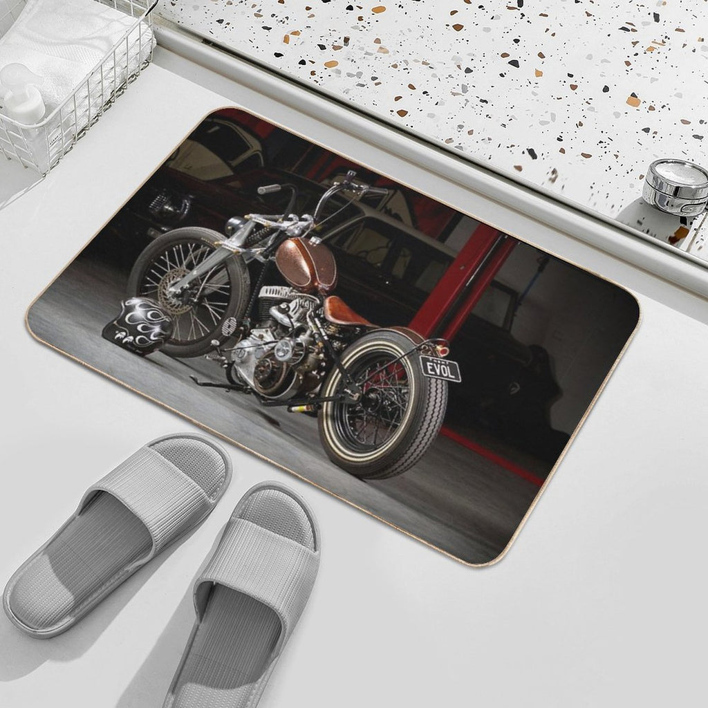 Evolution 1940 WL Harley  Anti-Trip Bath Mat