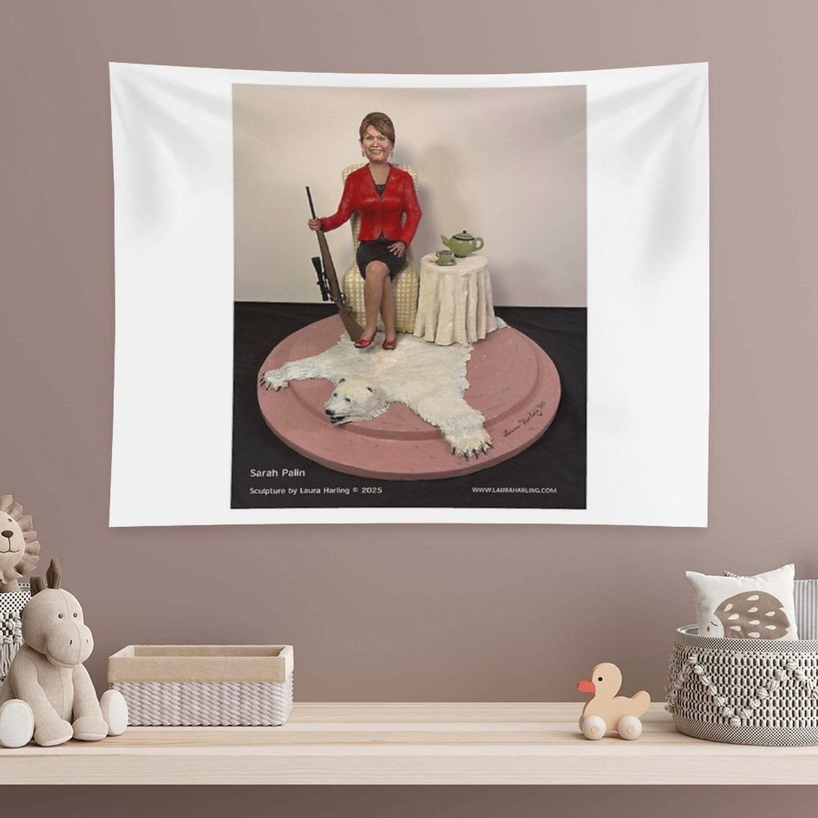 Sarah Palin Tapestry