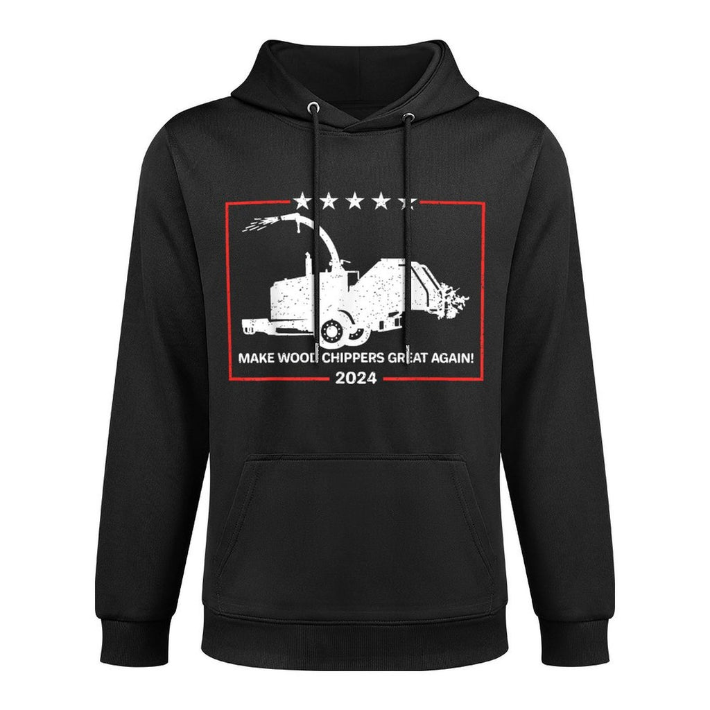 Make Wood Chippers Great Again 2024 Colorfast Hoodie
