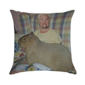 Guy Fieri with Capybara Soft Gift Ready Throw Pillow
