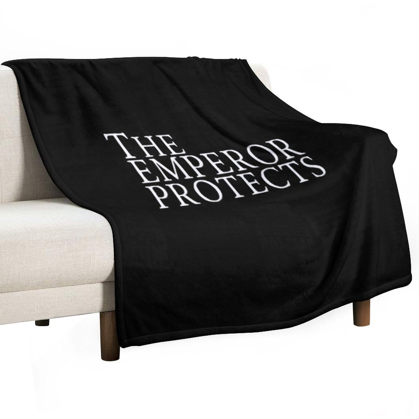 The Emperor Protects All-season Throw Blanket
