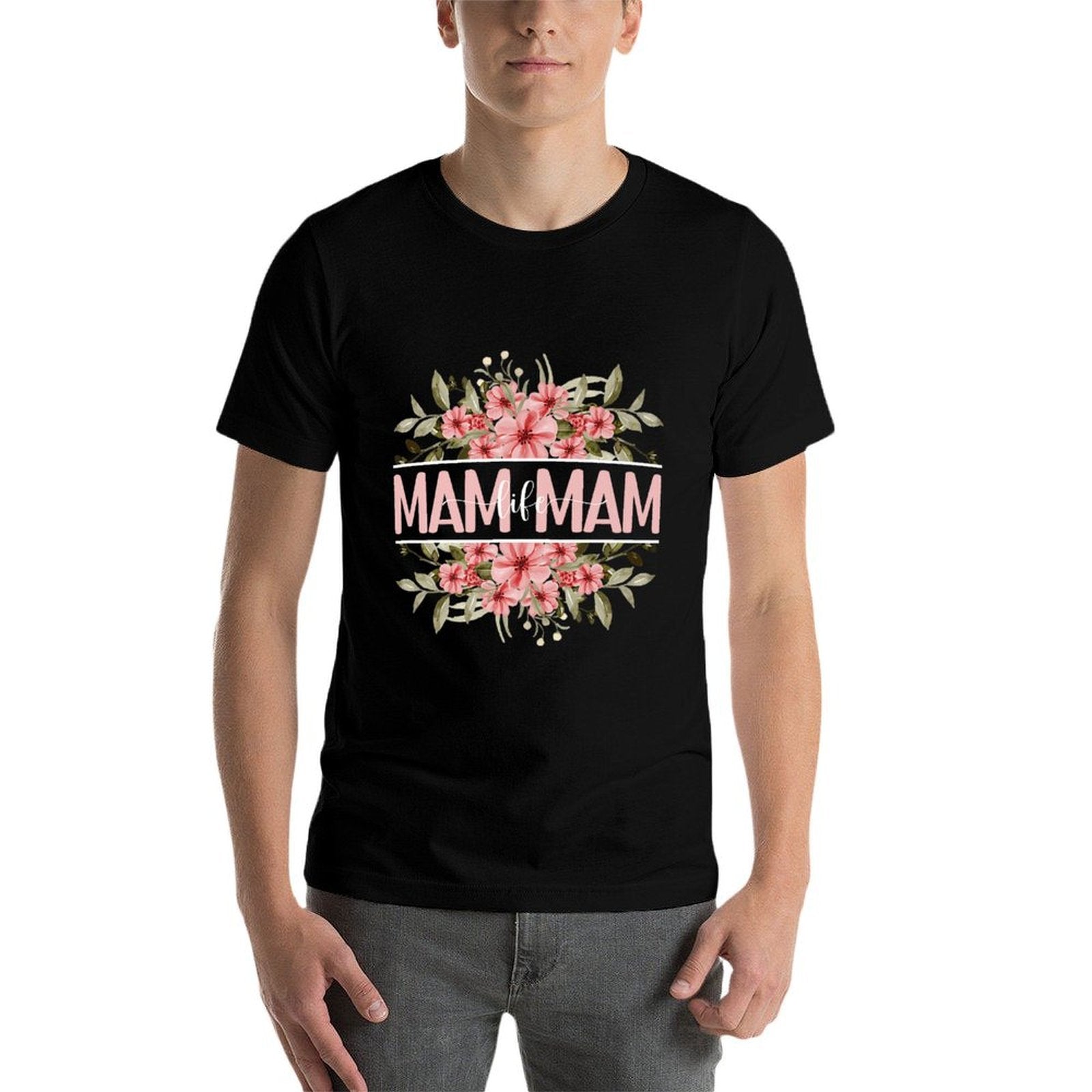 Mam Mam Life Mam Mam Grandma Mam Mam Grandmother Premium  Stretchy T-Shirt