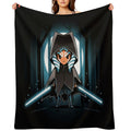Ahsoka Tano Velvety-soft Throw Blanket