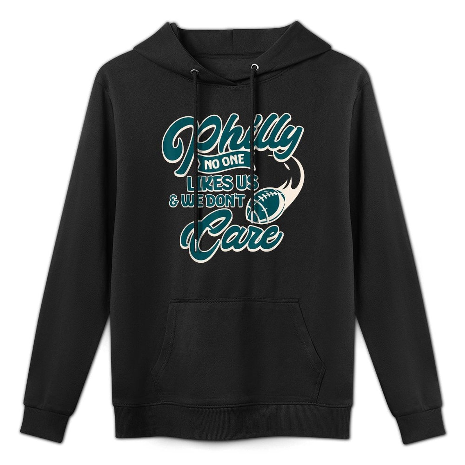 Philadelphia They Dont Likes Us We Dont Care Philly Fan Adjustable Hood Hoodie