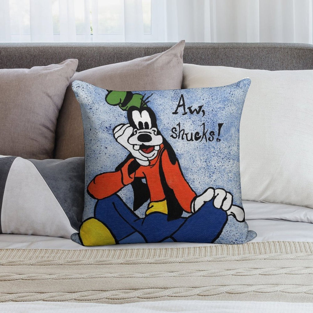 Goofy Painting Soft Easy Maintenance Throw Pillow