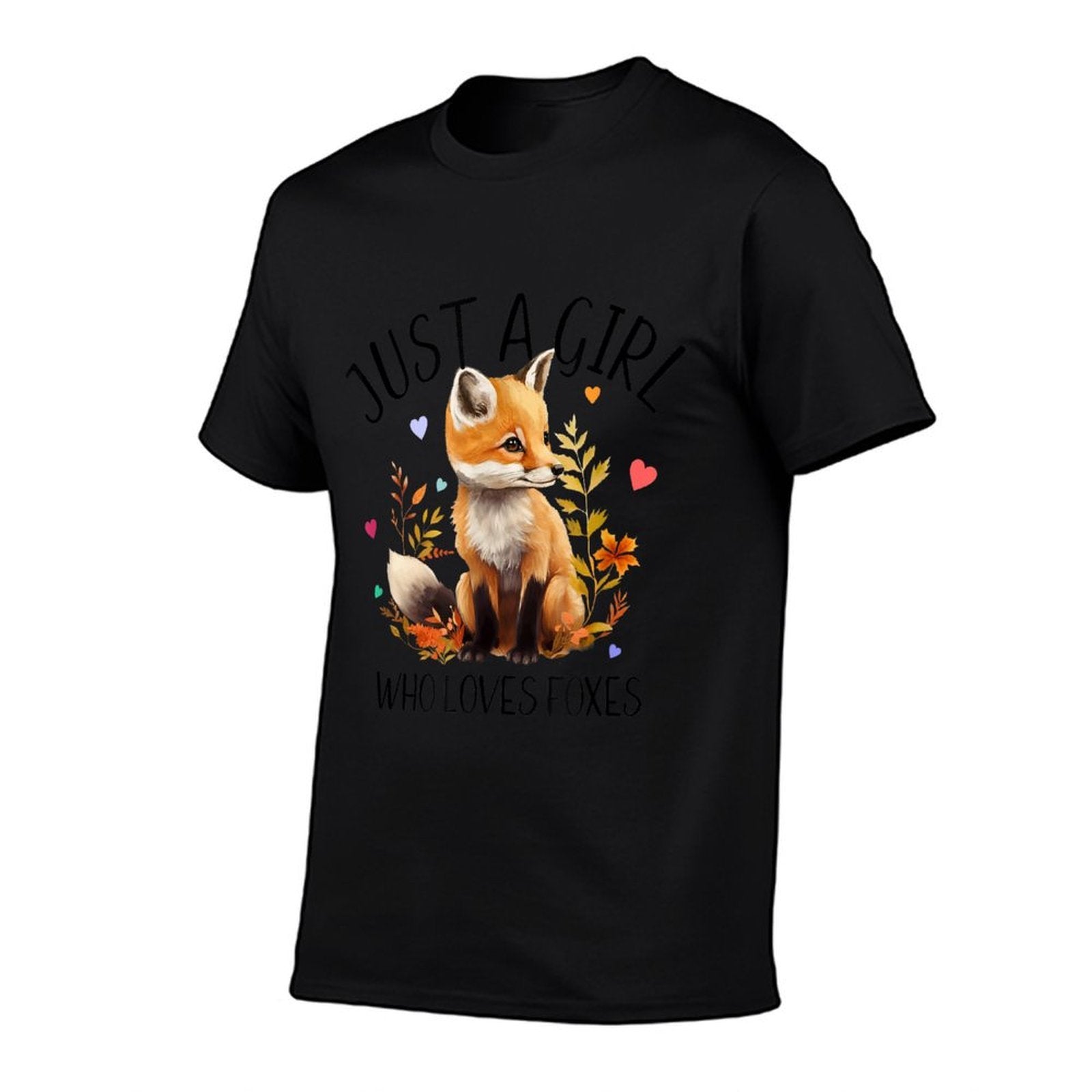 Just A Girl Who Loves Foxes Very Cute Design  Odor-resistant T-Shirt