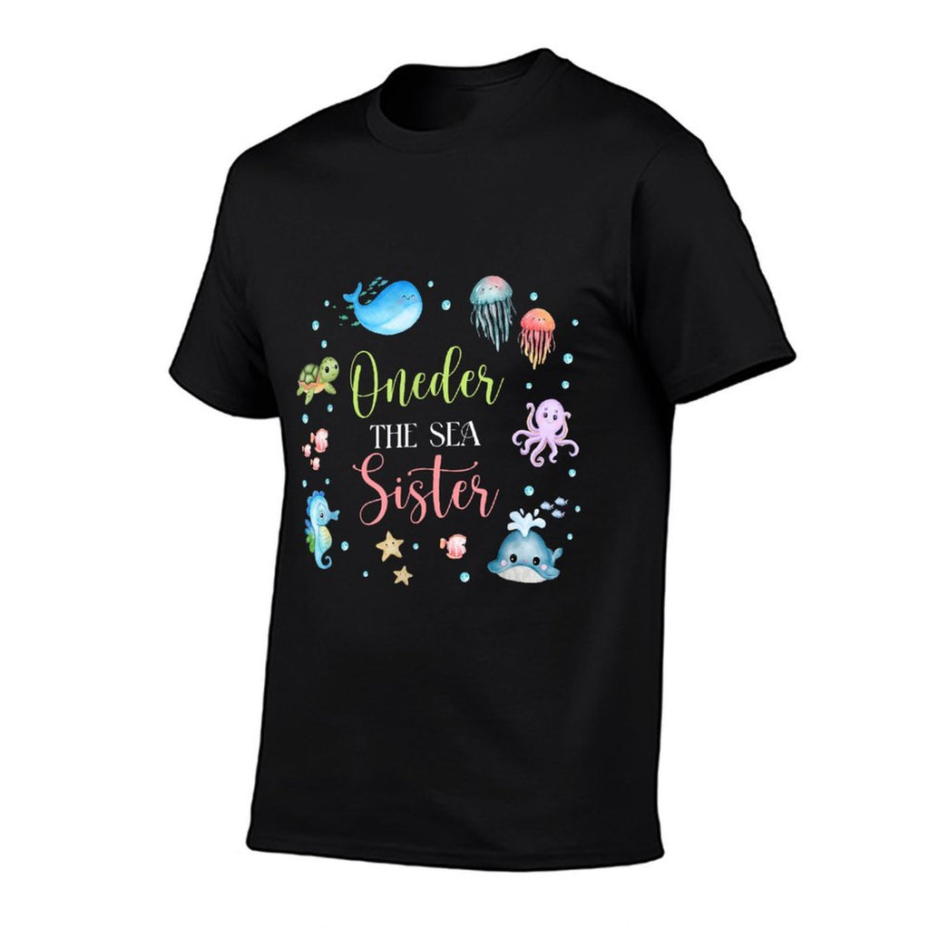 Sister Under Sea Birthday Party Ocean Sea Animals Themed  Odor-resistant T-Shirt