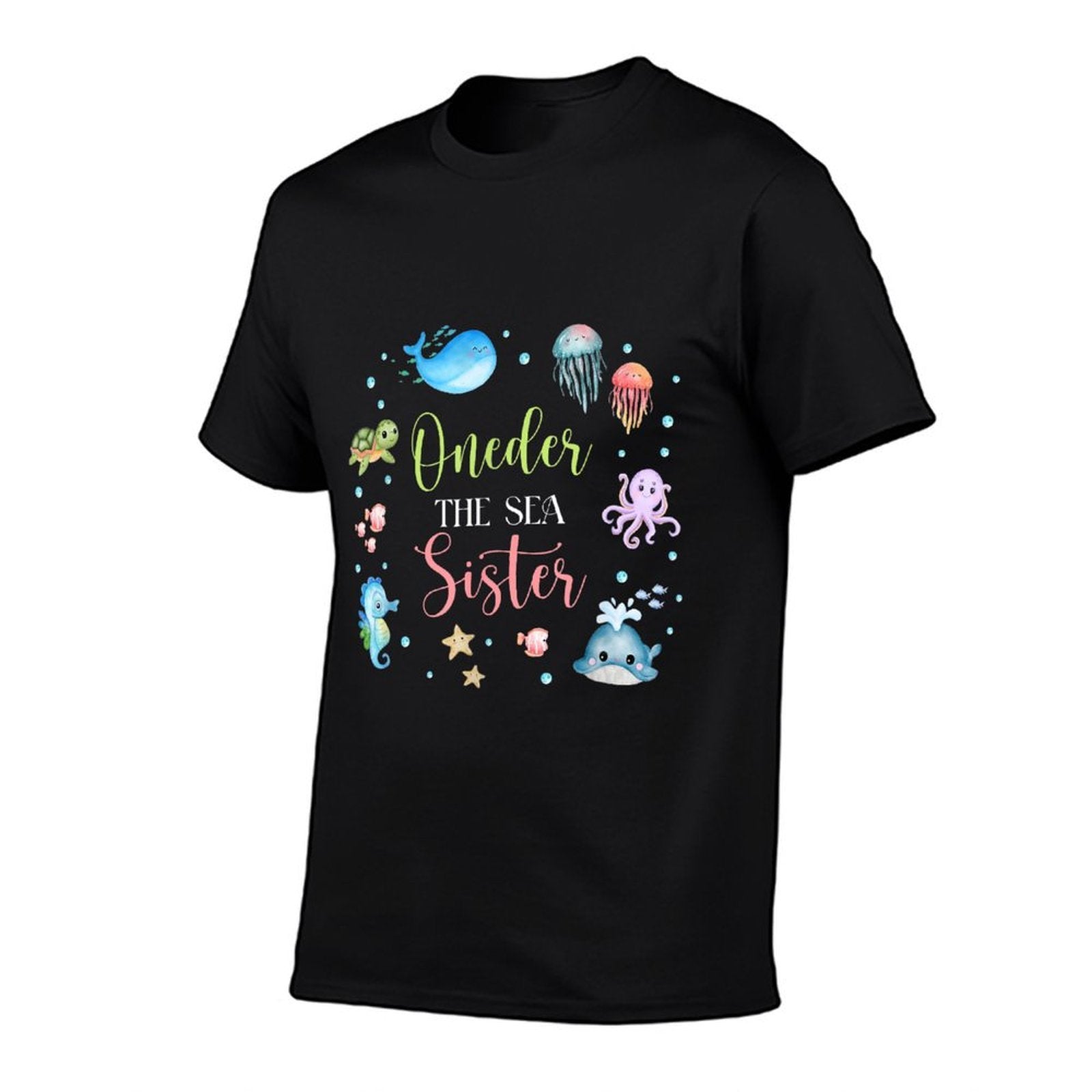 Sister Under Sea Birthday Party Ocean Sea Animals Themed  Odor-resistant T-Shirt