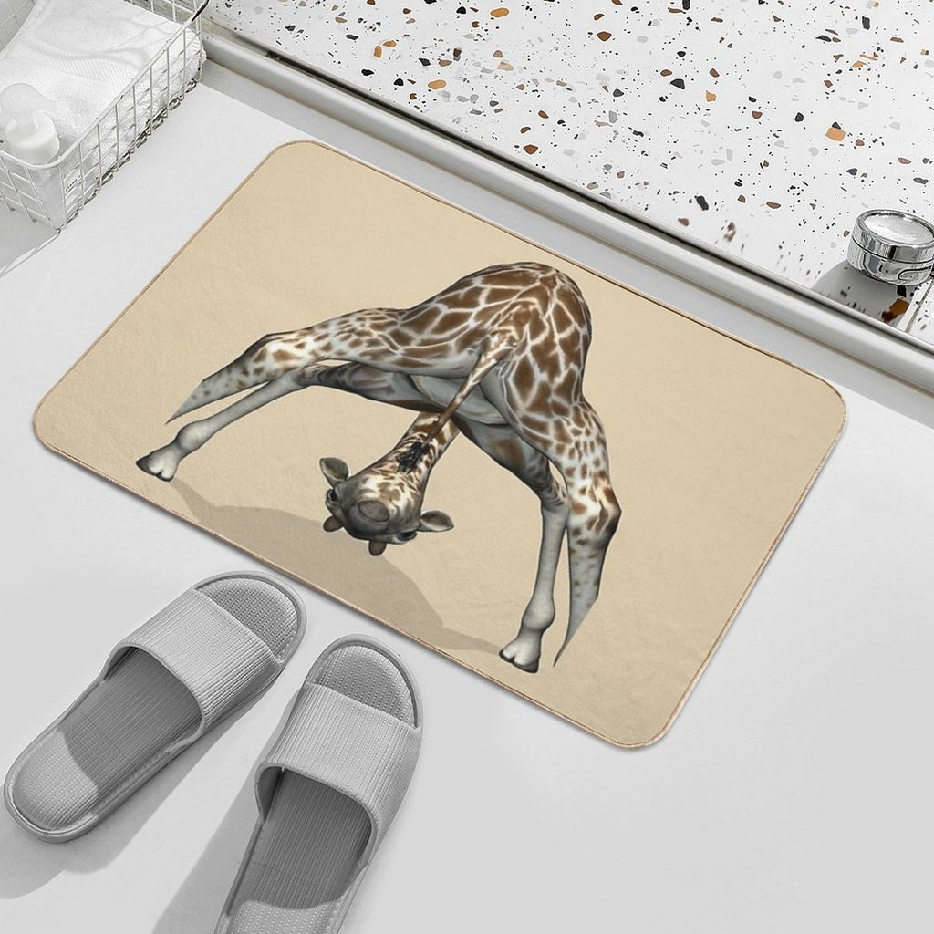Childish Giraffe  Odorless Bath Mat