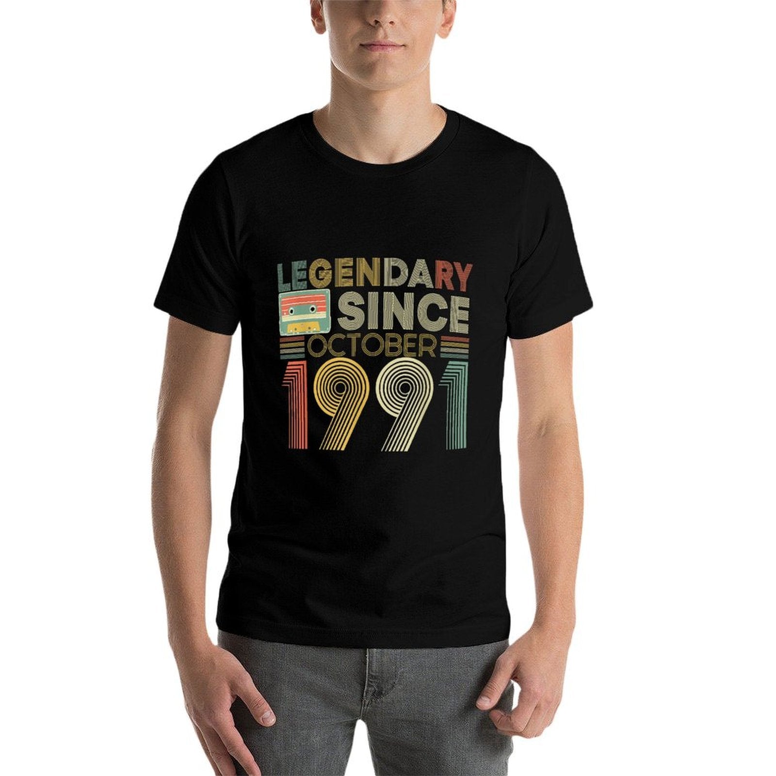 Legendary Since Tape Bday October 1991 30Th Birthday  Soft T-Shirt