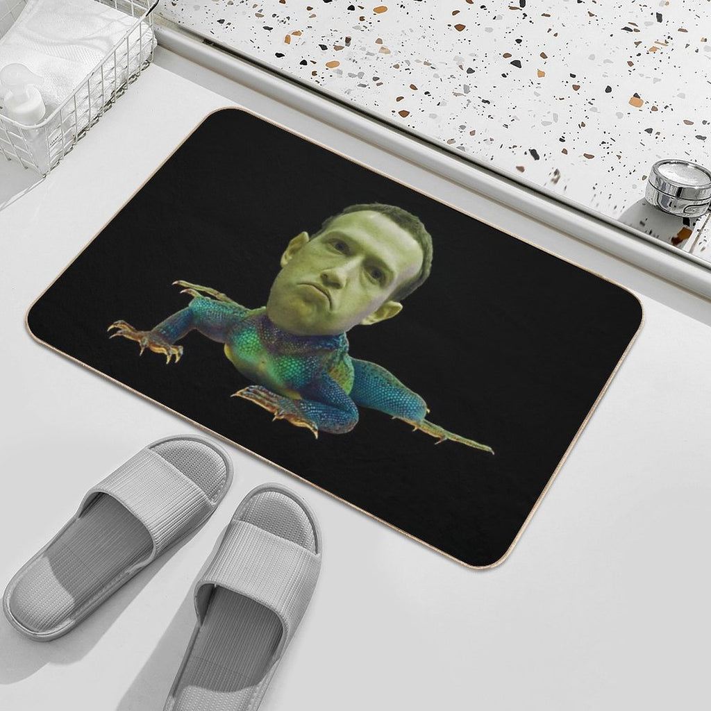 Mark Zuckerberg Is A Lizard  High-Traffic Bath Mat