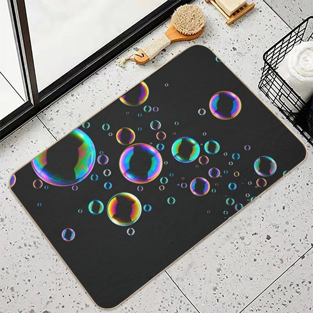 Colorful Bubbles  Slip-Resistant Bath Mat