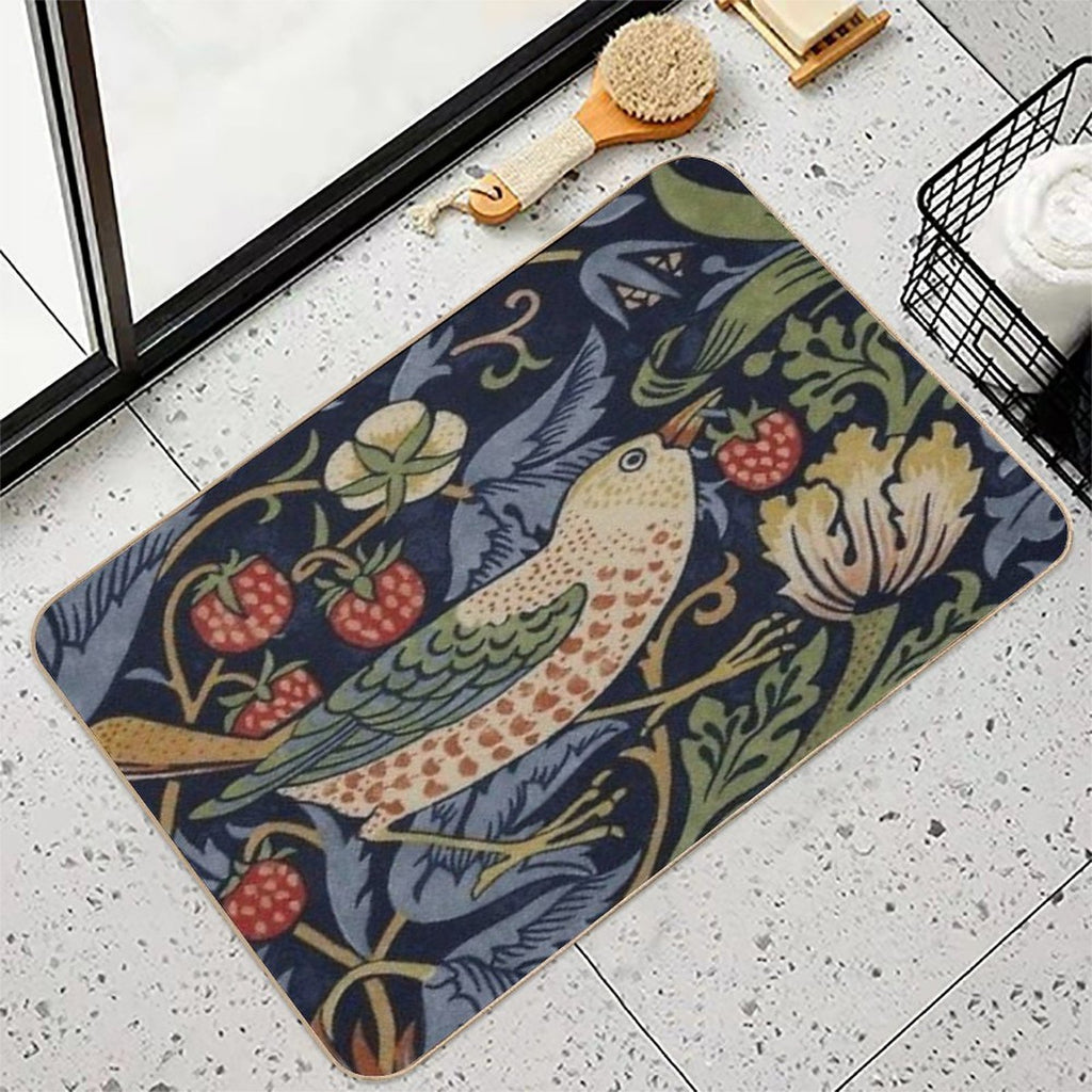 Strawberry Thie - William Morris  Long-Lasting Bath Mat