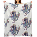 Octopus Anti-pilling Throw Blanket