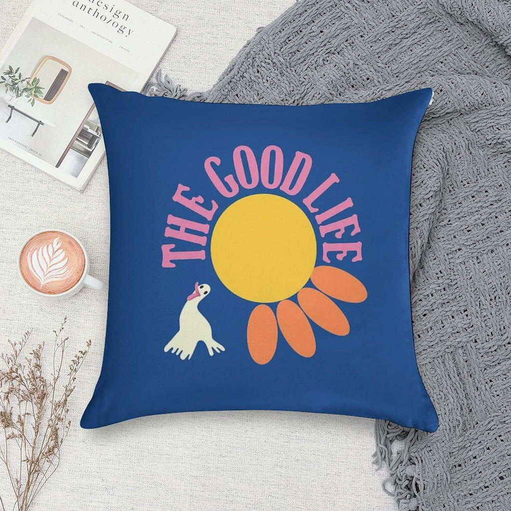 The Good Life Soft Skin-Friendly Throw Pillow