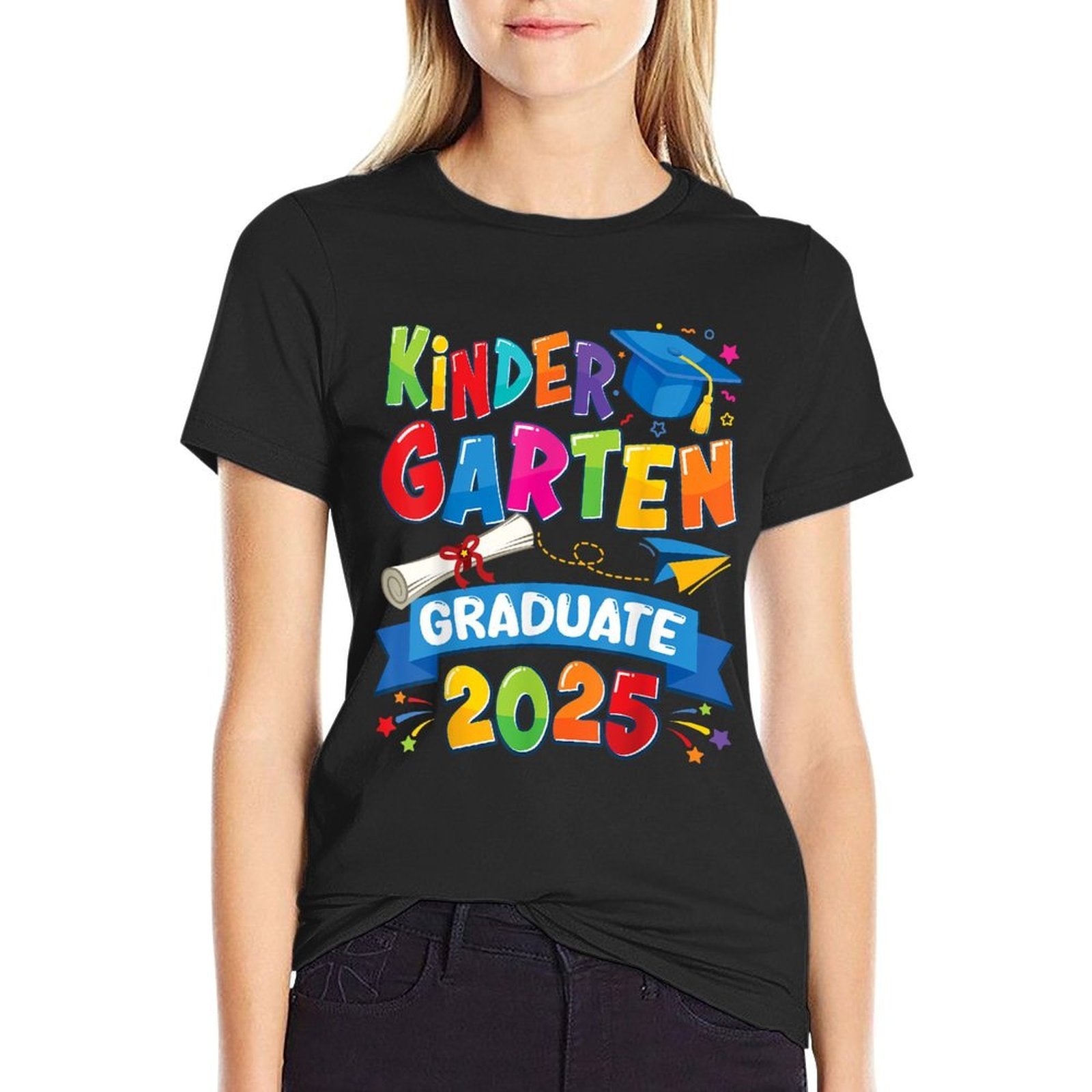 Kindergarten Graduation 2025 Pre-k Graduate Kids Boys Girls  Breathable T-Shirt