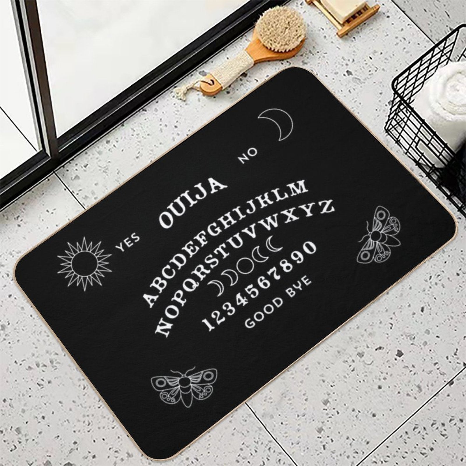 Ouija Board  Slip-Resistant Bath Mat