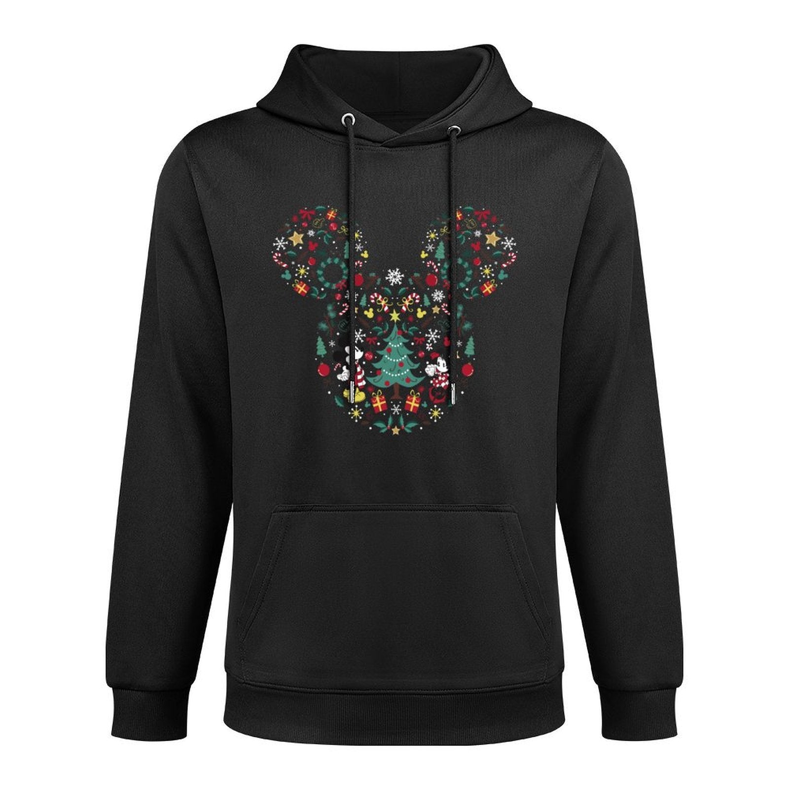 Disney Mickey And Friends Christmas Icon Mix Mouse Ears Layering Staple Hoodie