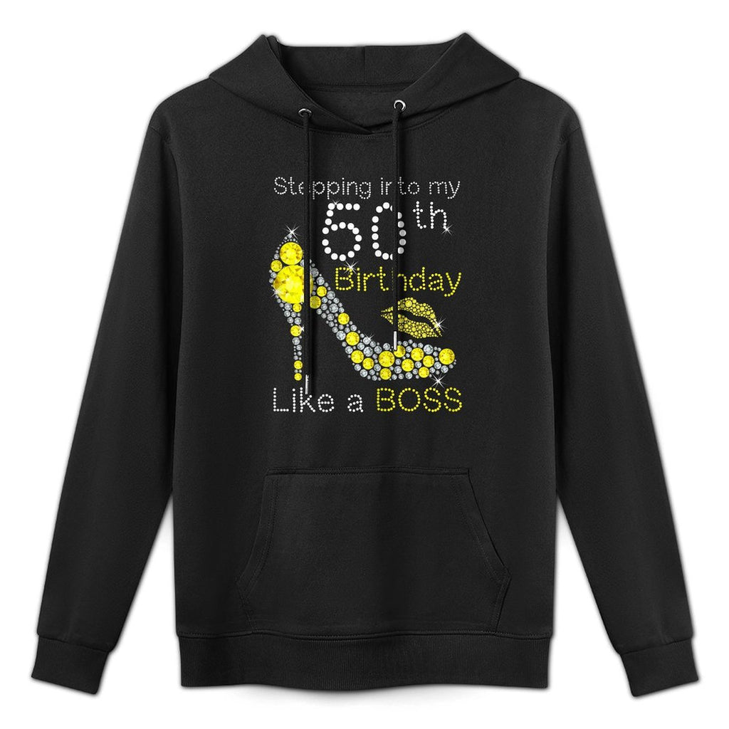 Womens Stepping Into My 50th Birthday in 1969 T Shirt Gifts Womens Layering Staple Hoodie