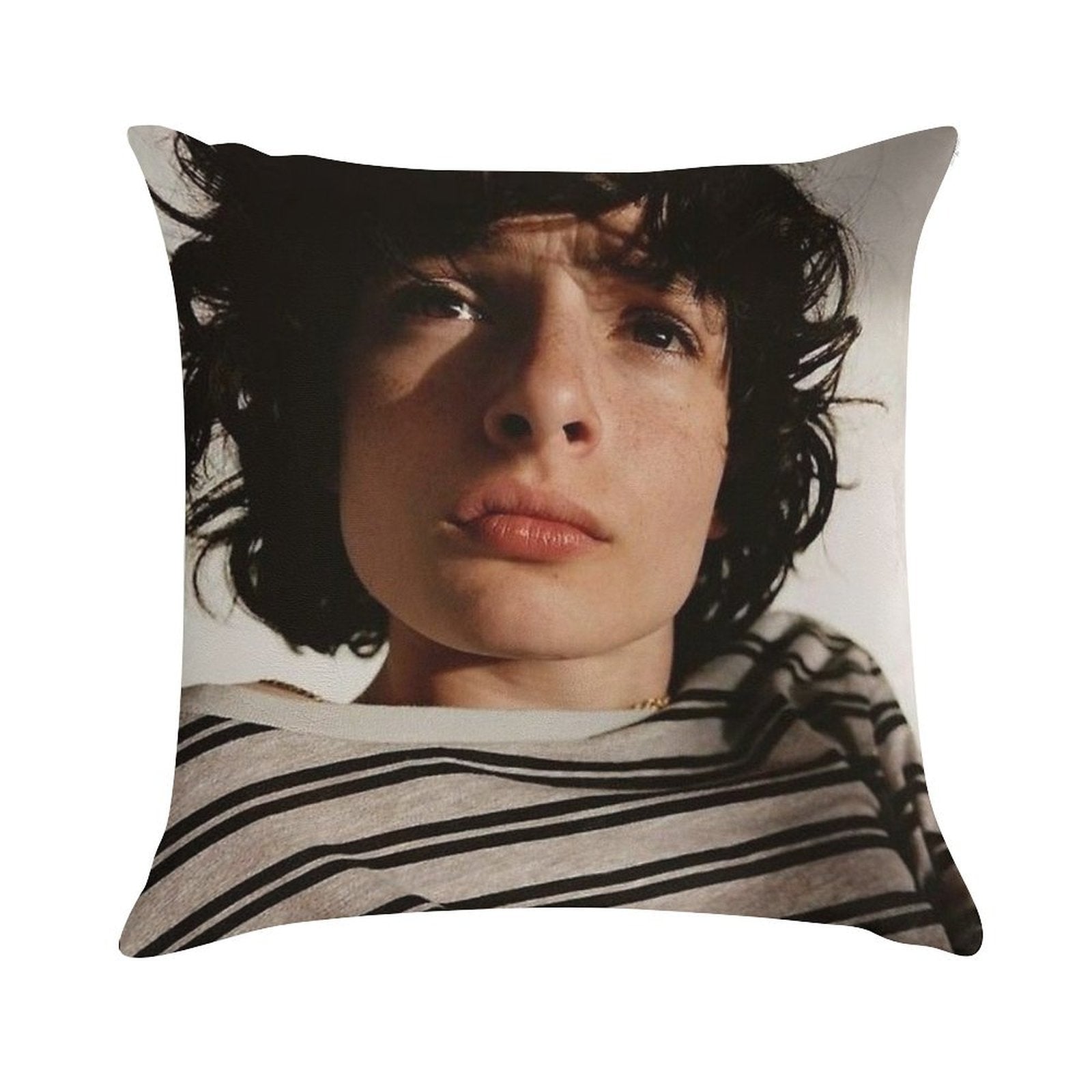 Finn Wolfhard Soft Gift Ready Throw Pillow