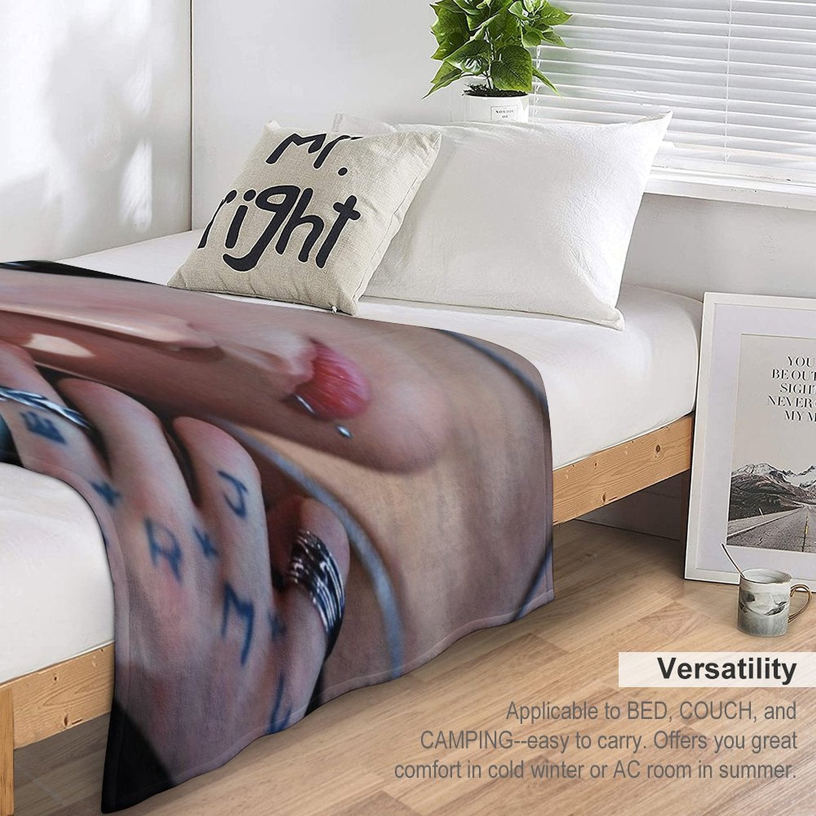 Jungkook Seven Machine-washable Throw Blanket