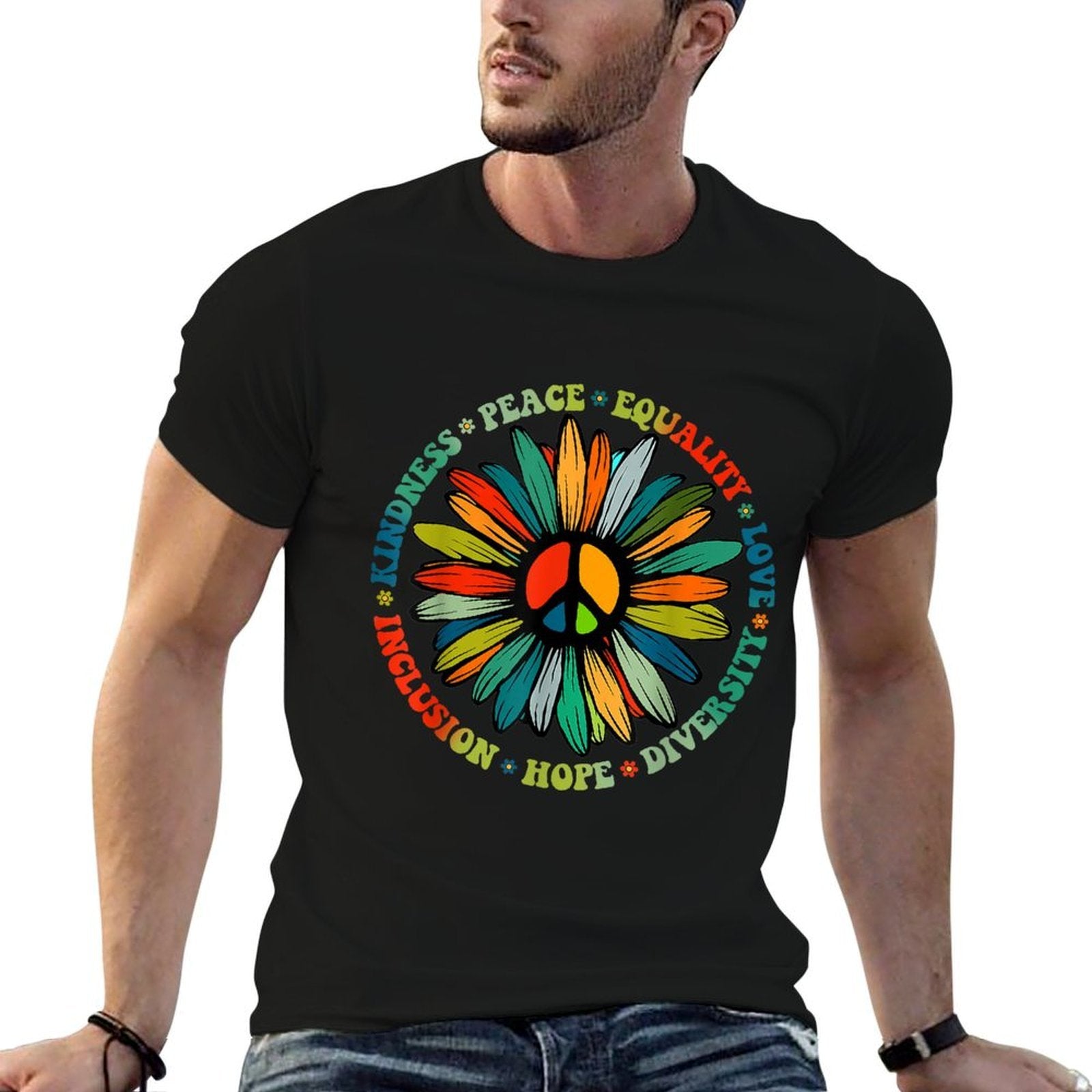 Kindness Peace Equality Love Hope Diversity Human Rights  Classic T-Shirt