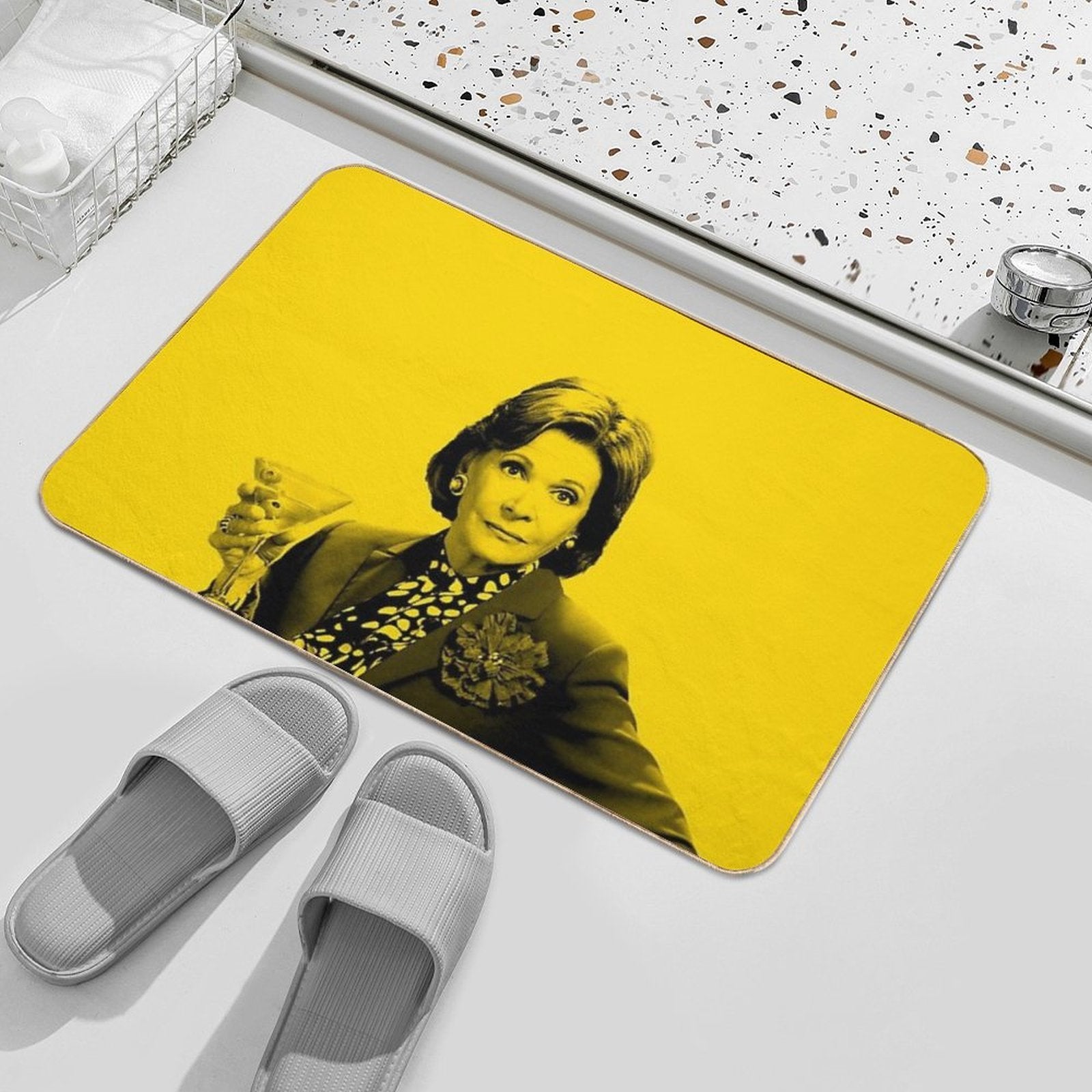 Lucille Bluth Arrested Development  Repositionable Bath Mat