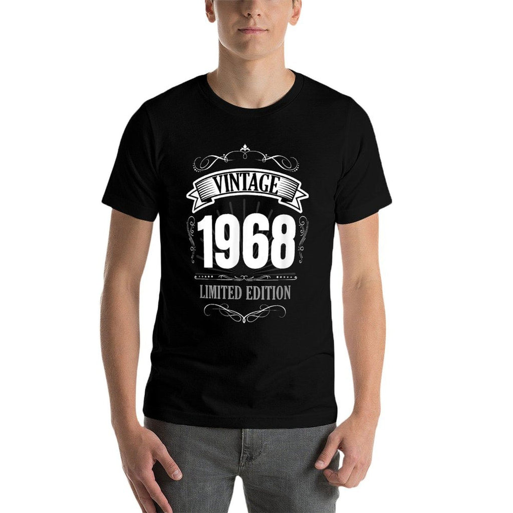 Vintage 1968 50th Birthday Limited Edition Funny T-shirt  Versatile T-Shirt