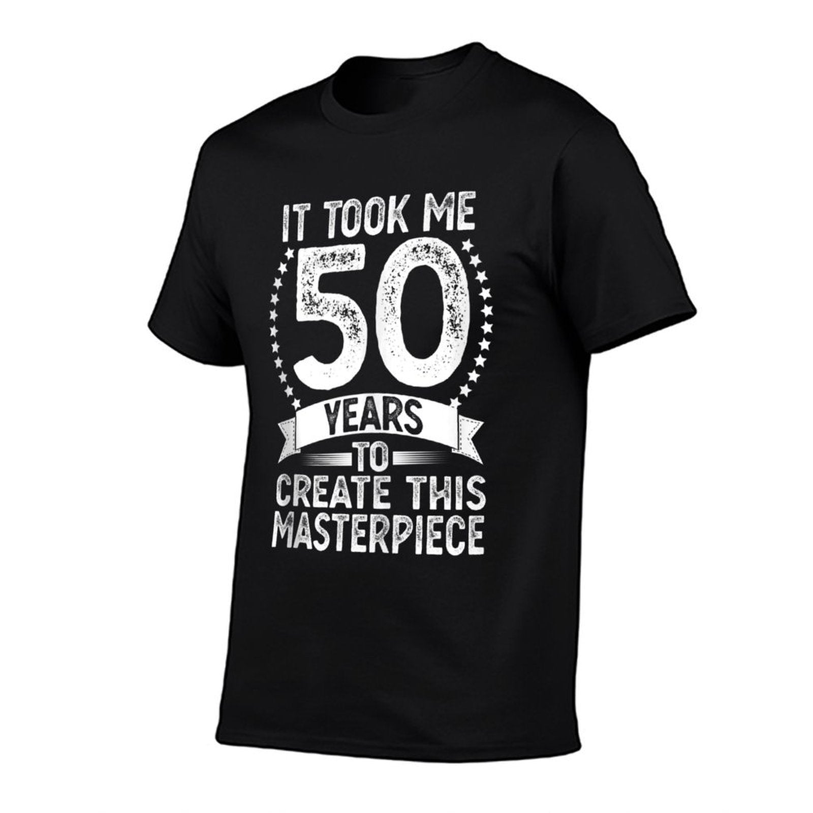 It Took Me 50 Years to Look This Good 50th Birthday  Ribbed Collar T-Shirt