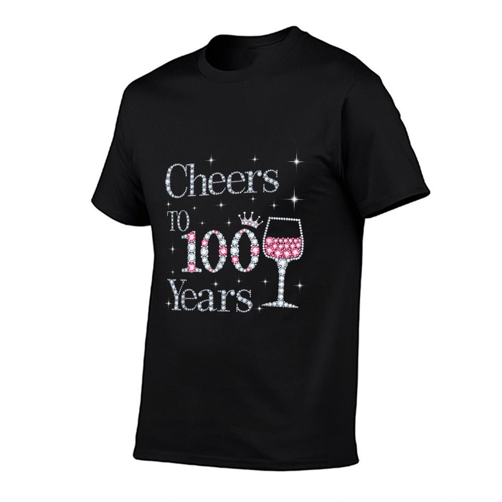 Cheers to 100 Years 1921 100Th Birthday Gift For Womens  Versatile T-Shirt
