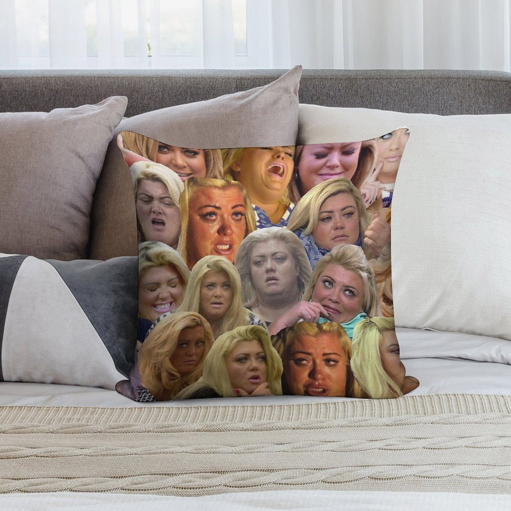 THE MANY MOODS OF GEMMA COLLINS Soft Multiple Sizes Throw Pillow