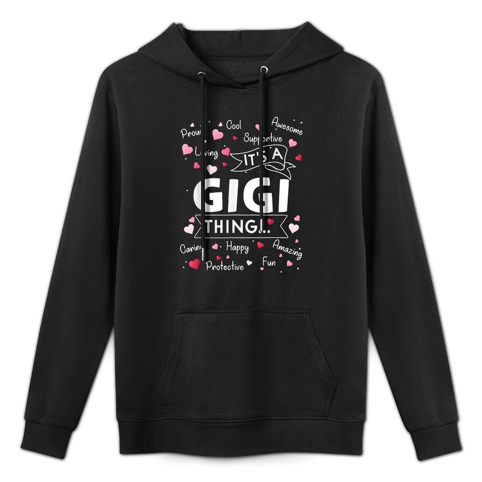 Its A Gigi Thing Funny Sayings Cute Grandma Mothers Day Cotton-Polyester Blend Hoodie