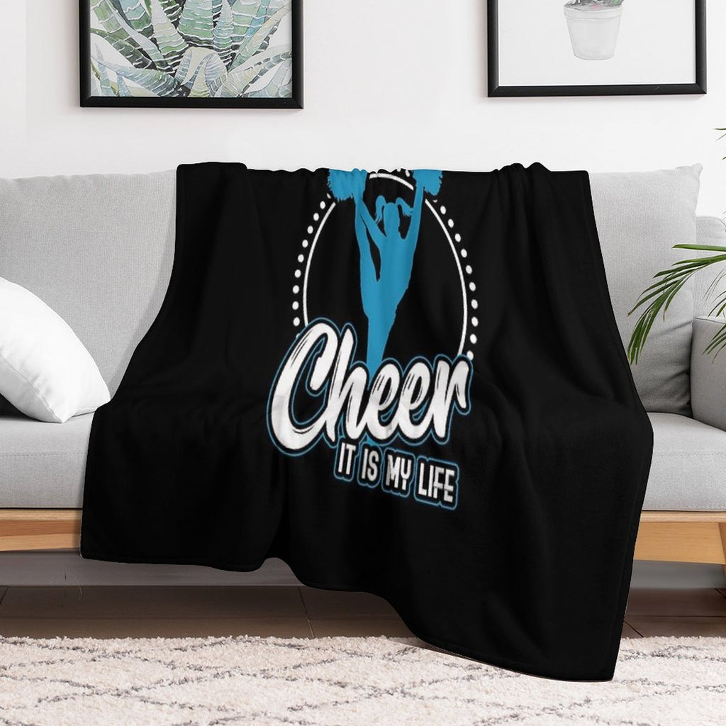 Cheerleader Cheerleading Gift Sport Hobby Multi-functional Throw Blanket