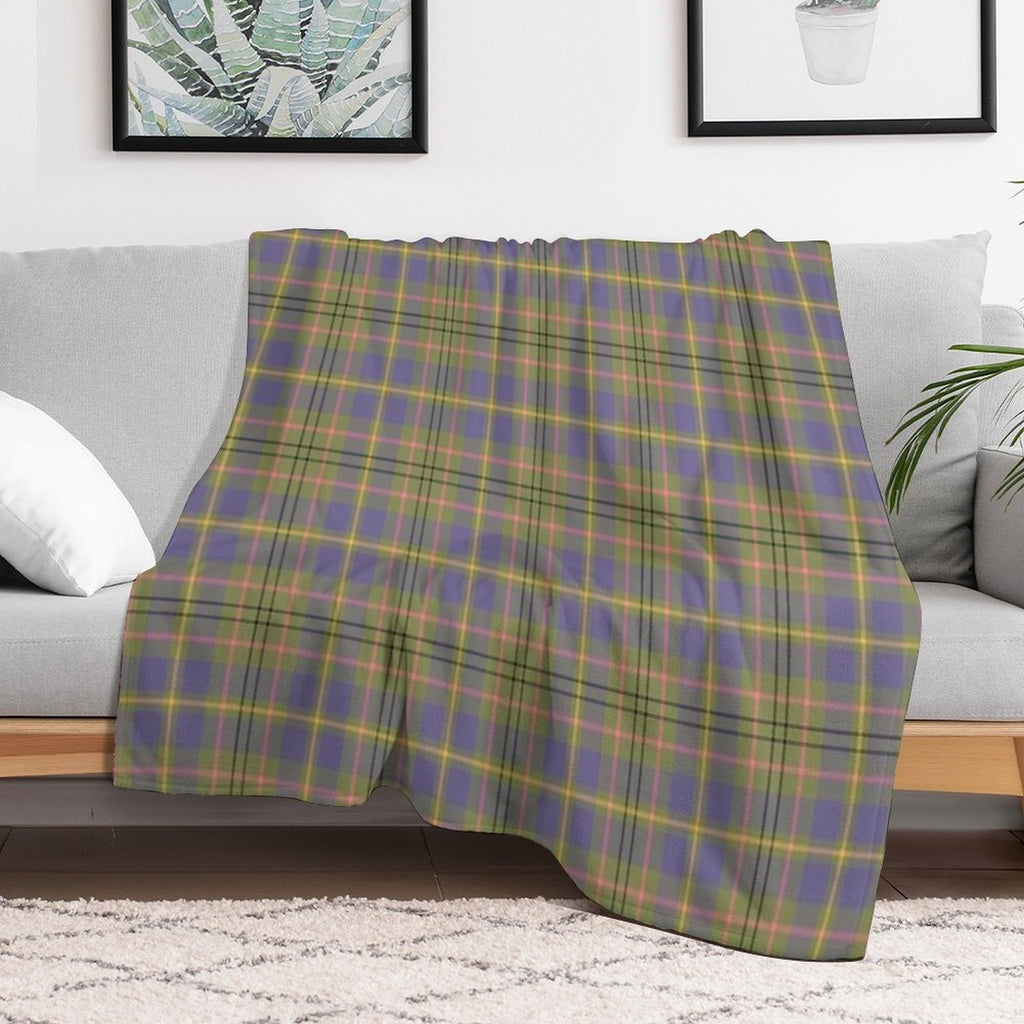 TAYLOR Tartan ✧ Traditional Clan & Family Name Plaid (Ancient Colours) Comfort Throw Blanket
