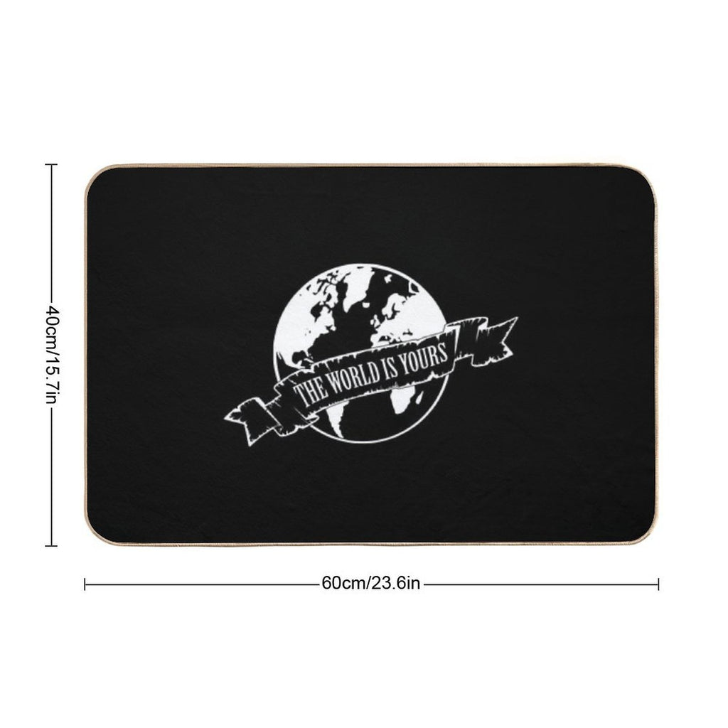 The World Is Yours, Tony  Non-Slip Bath Mat