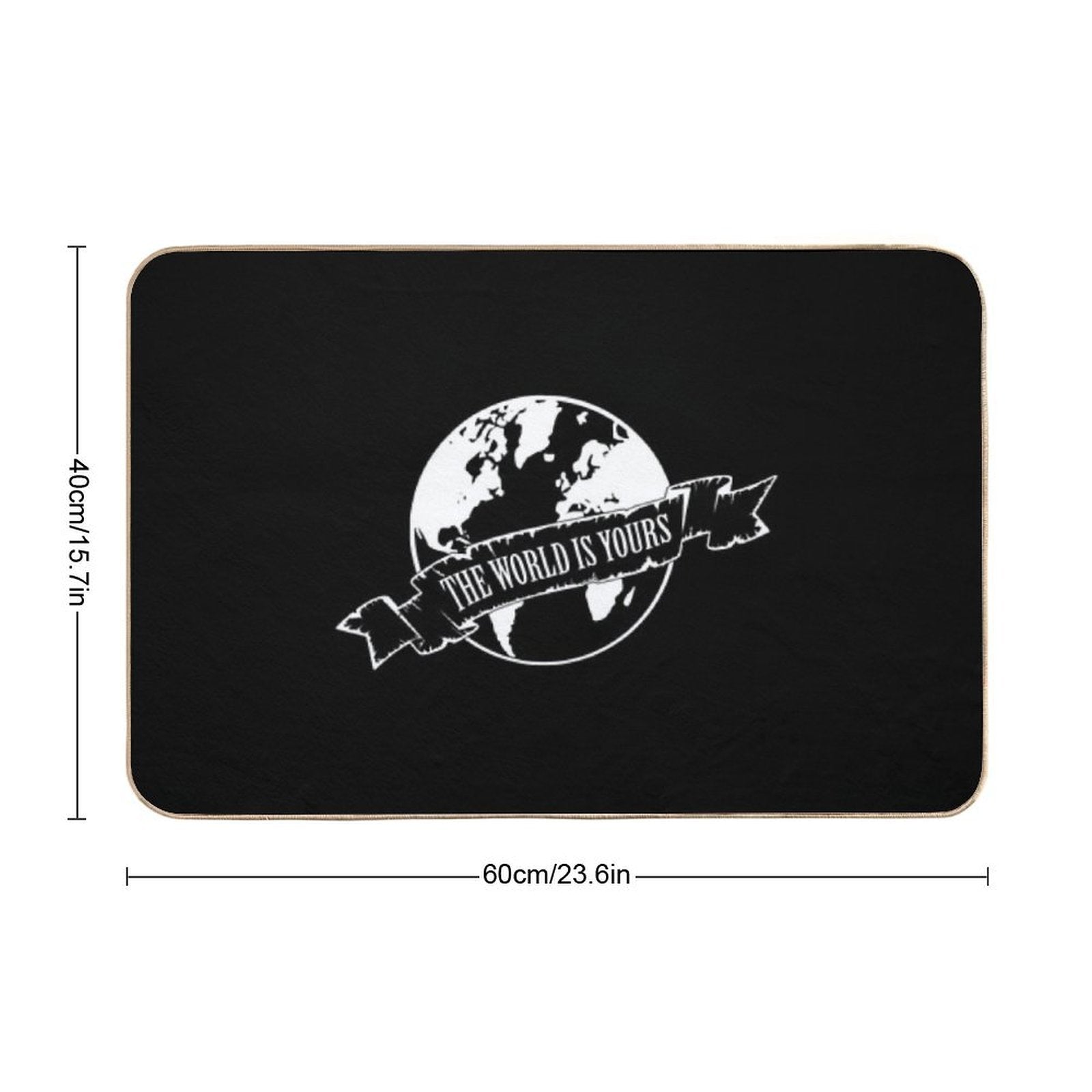 The World Is Yours, Tony  Non-Slip Bath Mat