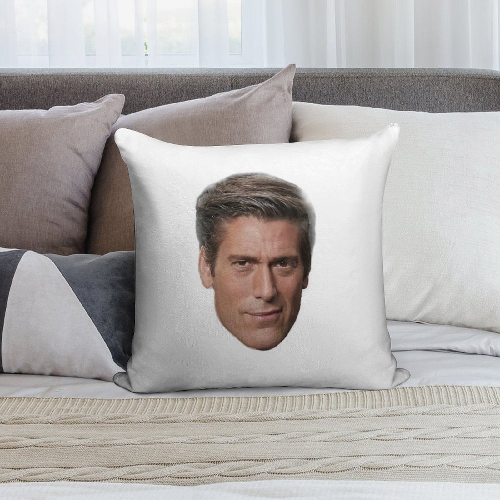 David Muirhead Soft Decorative Cover Throw Pillow